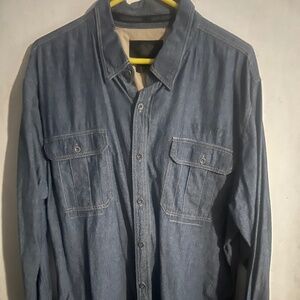 Harley Davidson Long Sleeve Denim Shirt , Size XXL